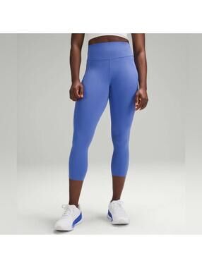 lululemon athletica High-Rise Cropped Leggings in Periwinkle Blue